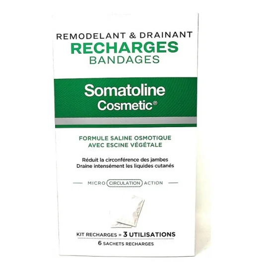 Somatoline Cosmetic Remodelant & Drainant 6 Recharges Bandage