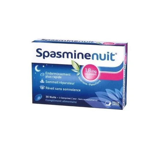 Spasmine Nuit 30 Comprimés