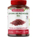 SuperDiet Levure de Riz Rouge Bio Vegan 120 Gélules