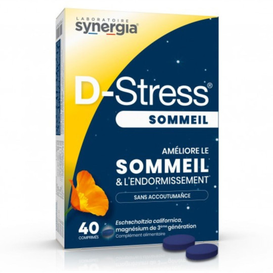 Synergia D-Stress Sommeil Comprimés X40