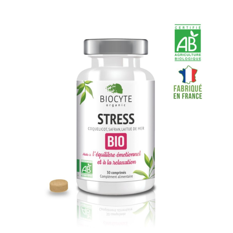Biocyte Bio Stress Vegan 30 Comprimés