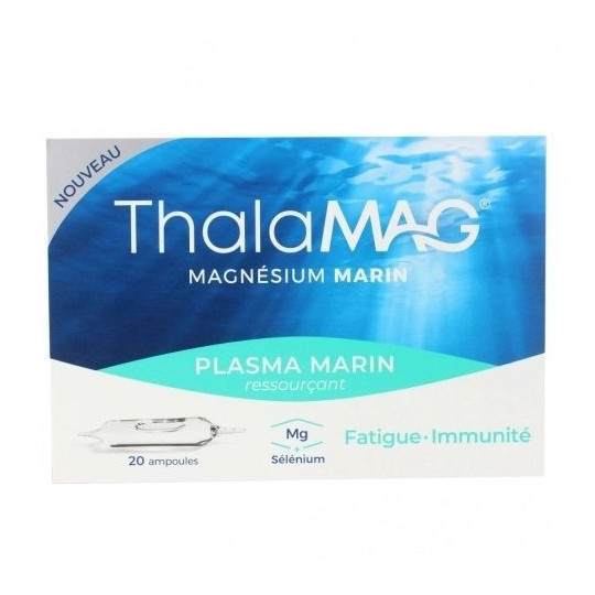Thalamag Magnésium Marin Fatigue Immunité 20 Ampoules
