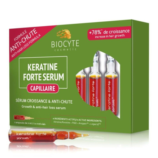 Biocyte Capillaire Keratine Forte Sérum 5 Ampoules