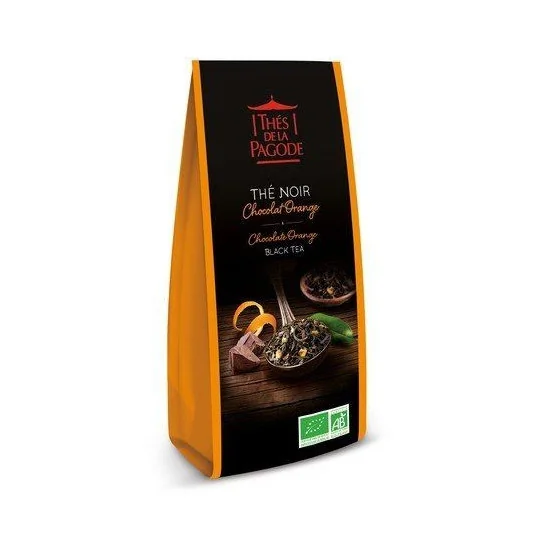 Thés de la Pagode Thé Noir Choco-Orange Bio 100g