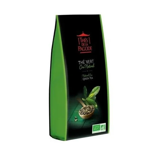 Thés de la Pagode thé vert cru original bio 100gr