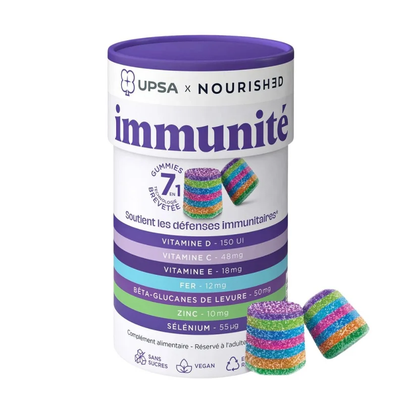 Upsa Nourrished Immunité 30 Gummies