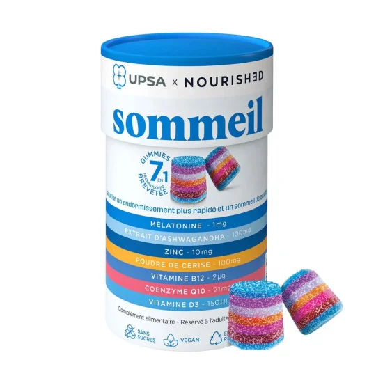 Upsa Nourrished Sommeil 30 Gummies