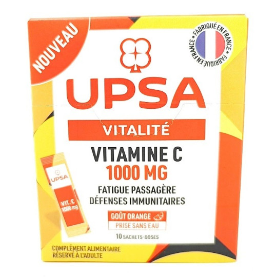 Upsa Vitalité Vitamine C 1000mg 10 Sachets