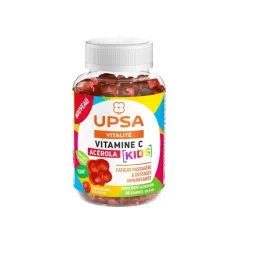 UPSA Vitalité Vitamine C Acérola Kids 60 Gommes Goût Fraise