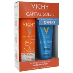 Vichy Capital Soleil Brume Hydratante Invisible SPF50 200ml+ Lait Après Soleil 100ml