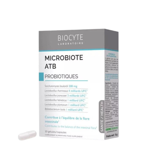 Biocyte Microbiote ATB Probiotiques 10 gélules