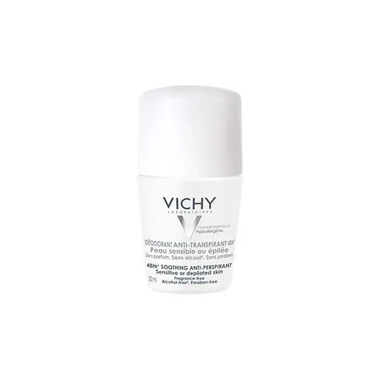 Vichy Déodorant Bille Anti-Transpirant 48H Peaux Sensibles 50 ml