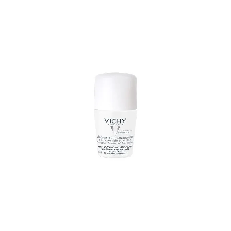 Vichy Déodorant Bille Anti-Transpirant 48H Peaux Sensibles 50 ml