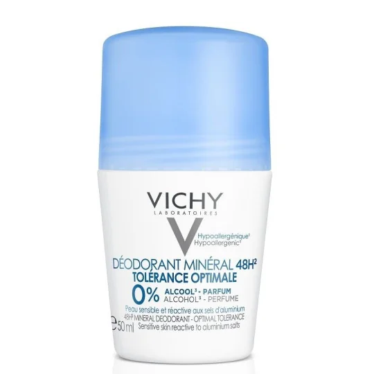 Vichy Déodorant Minéral 48H Tolérance Optimale 50ml