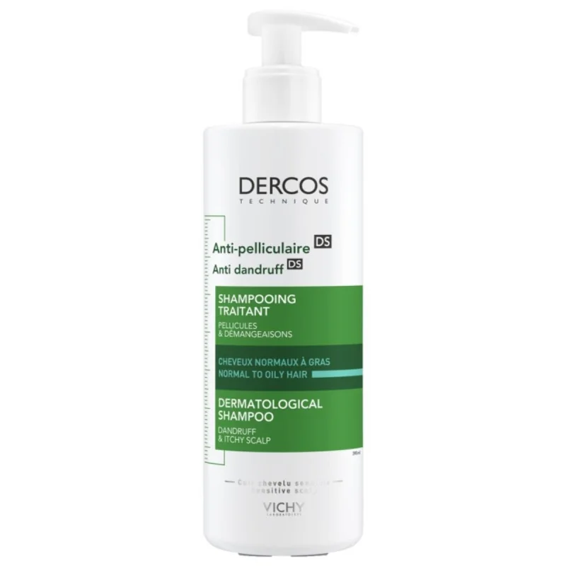 Vichy Dercos Antipelliculaire DS Shampooing Cheveux Normaux à Gras 390ml
