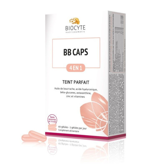 Biocyte Nutricosmetic BB Caps Teint Parfait 60 gélules
