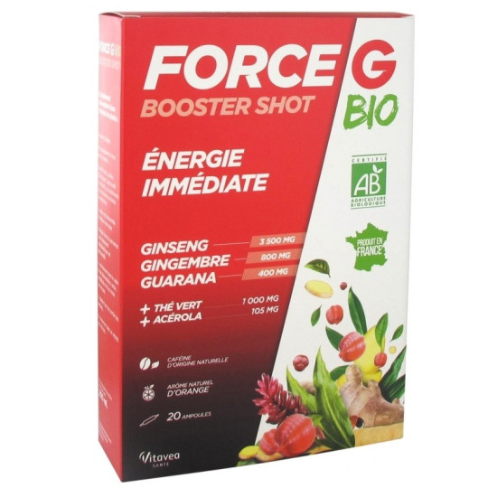 Vitavéa Force G Bio Booster Shot 20 Ampoules