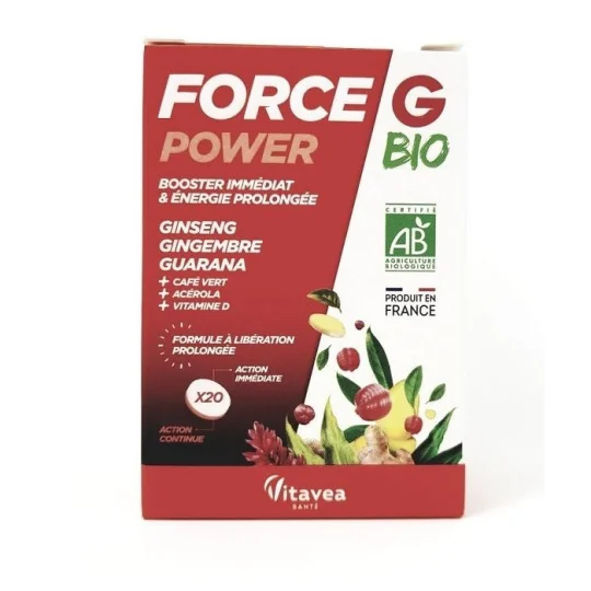 Vitavea Force G Power Bio 20 comprimés