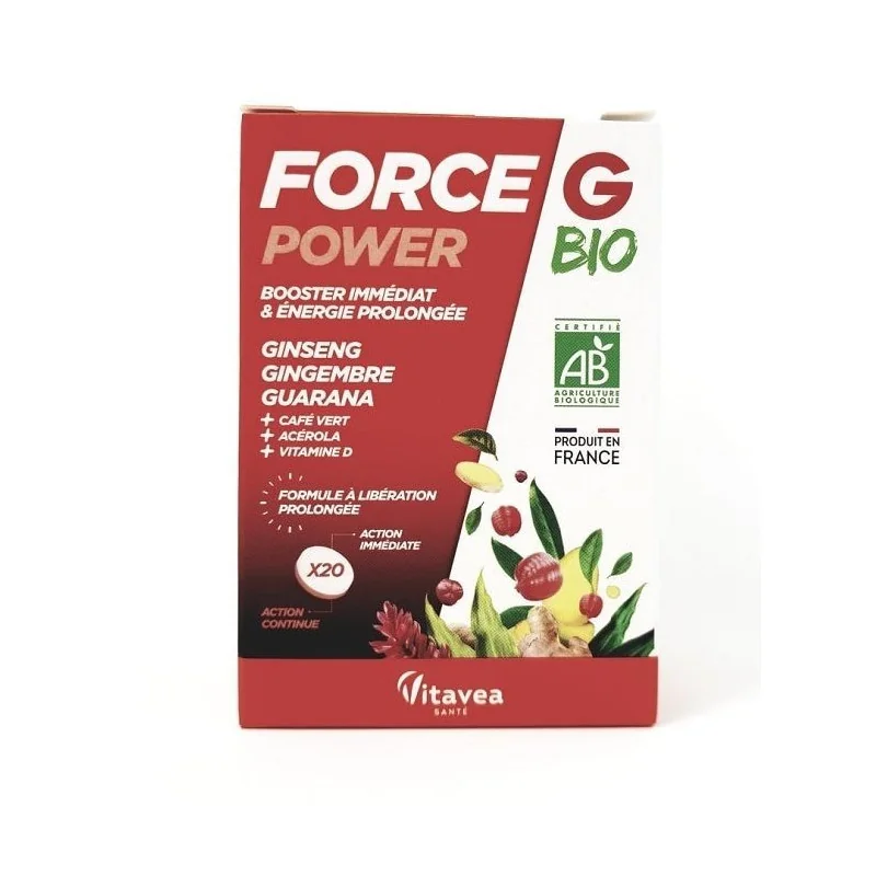 Vitavea Force G Power Bio 20 comprimés
