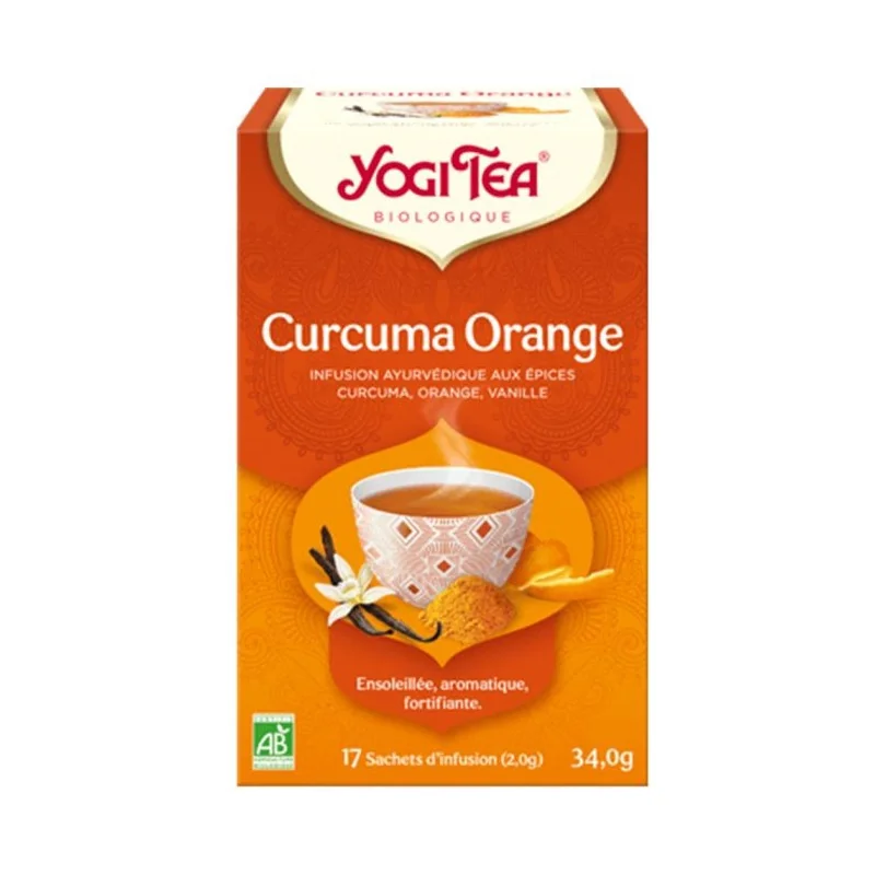 Yogi Tea Infusion Curcuma Orange Bio Vegan 17 Sachets