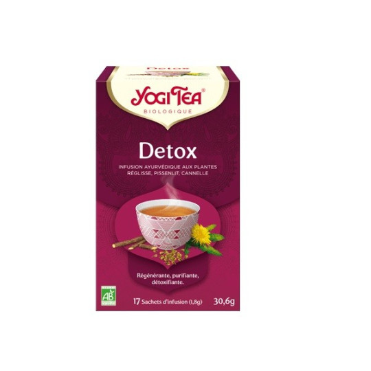 Yogi Tea Infusion Detox Bio Vegan 17 Sachets
