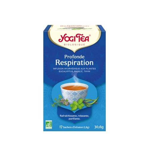 Yogi Tea Infusion Profonde Respiration Bio Vegan 17 Sachets
