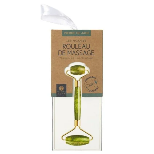 3 Claveles Rouleau de Massage Visage Pierre de Jade