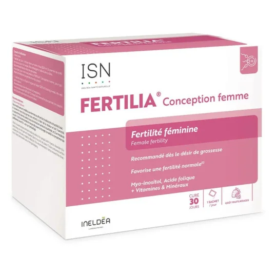 ISN Fertilia Conception Femme Fertilité 30 Sachets