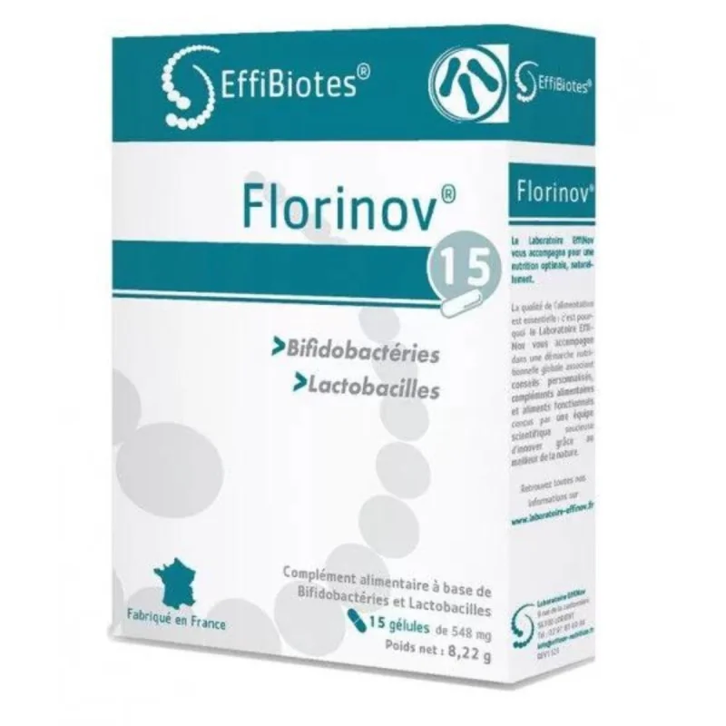 Florinov probiotiques 15 gélules