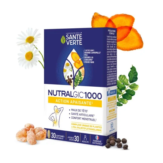 Santé Verte Nutralgic 1000 Action Apaisante 30 comprimés