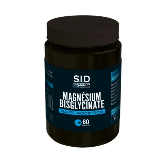 SID Nutrition Magnésium Biscglycinate 60 Gélules