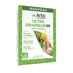 Arkofluides Bio Ultra Draineur Vegan 30 Ampoules