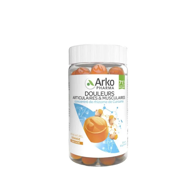 Arkopharma Douleurs Articulaires & Musculaires 60 gummies