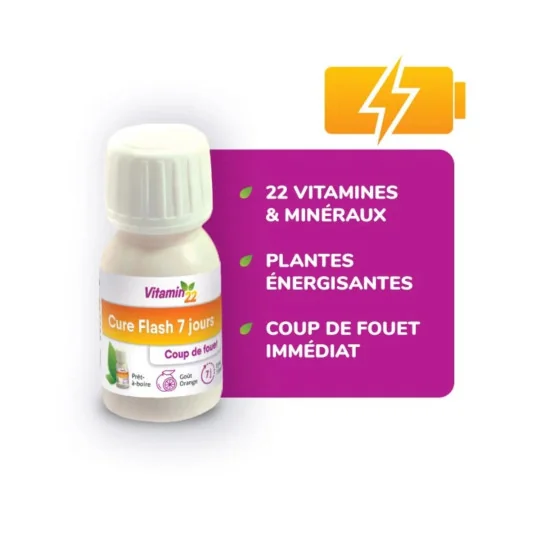 Ineldea Vitamin22 Cure Flash 7 Jours 7 shots unidoses