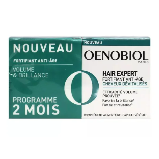 Oenobiol Hair Expert Anti-âge Cheveux Dévitalisés 2X30 capsules