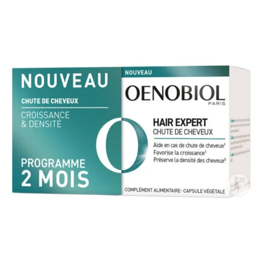 Oenobiol Hair Expert Chute de Cheveux 2X60 capsules