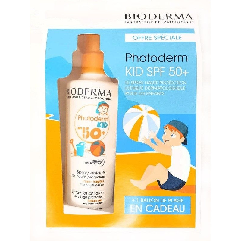 Bioderma Photoderm Kid Coffret Spray Enfants SPF50+ 200ML+ Ballon OFFERT