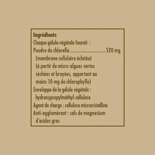 Solgar Chlorella 100 Gélules Végétales