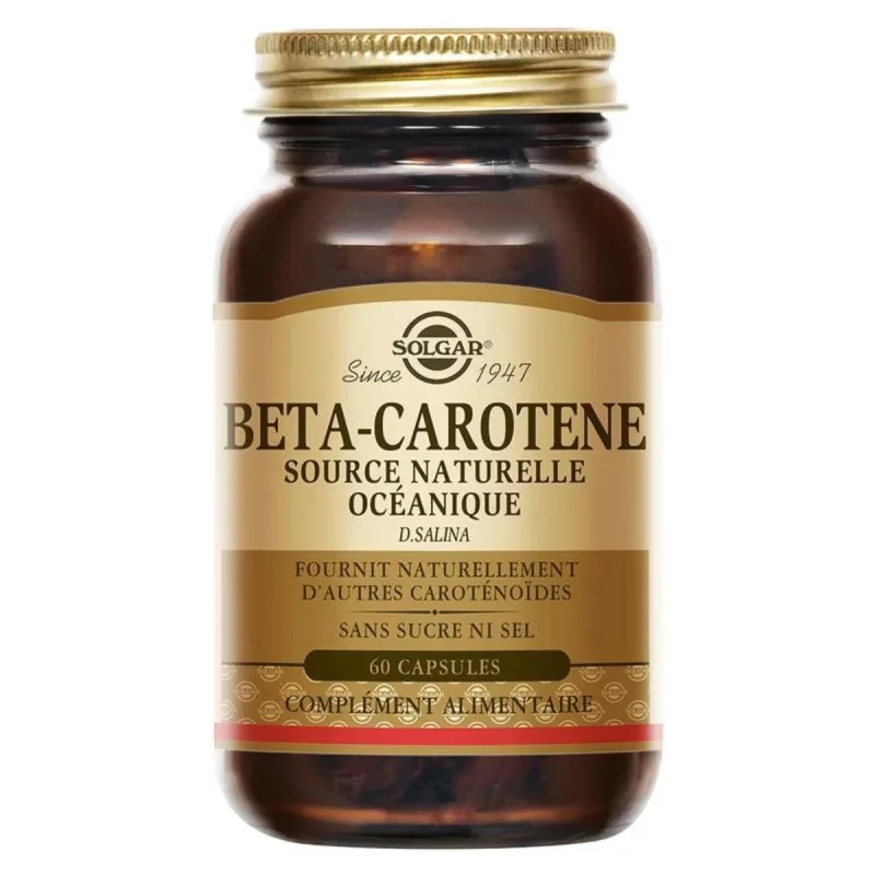 Solgar Bêta-Carotène 7 mg 60 Gélules Végétales