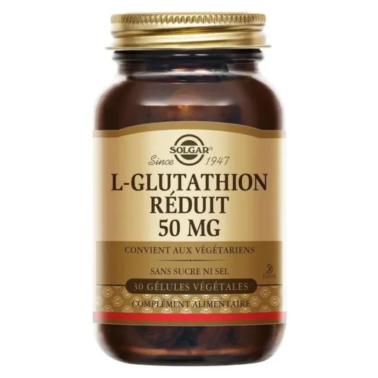 Solgar L-Glutathion 50 mg 30 Comprimés