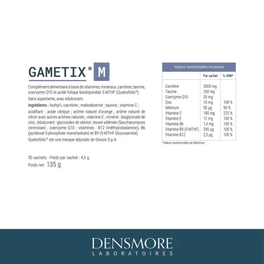 Densmore Gametix M 30 sachets