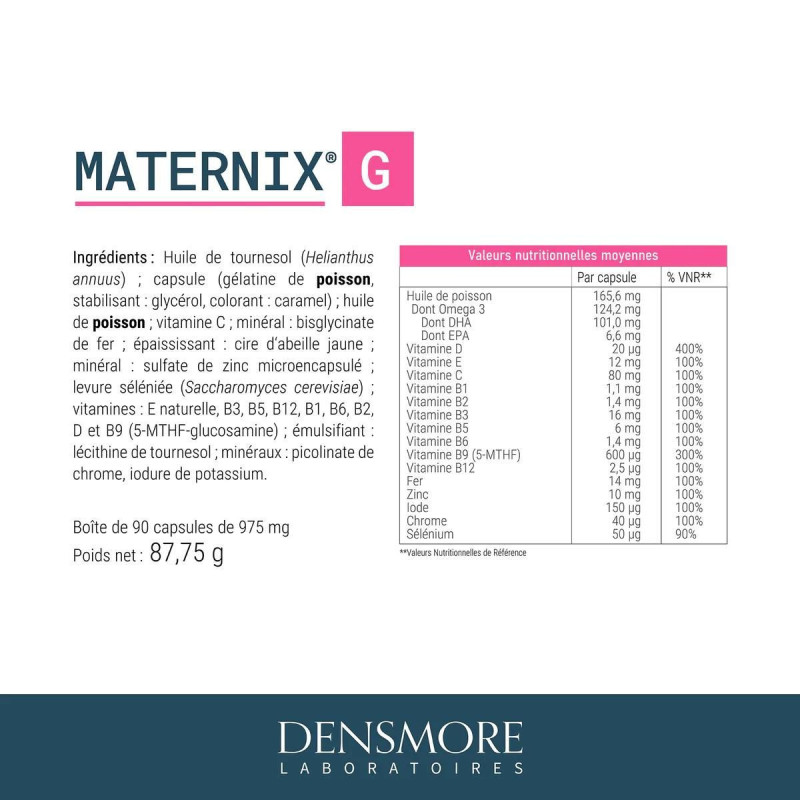 Densmore Maternix G 90 Capsules