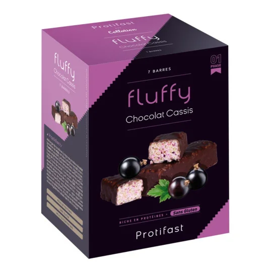 Protifast Fluffy Chocolat Cassis 7 Barres