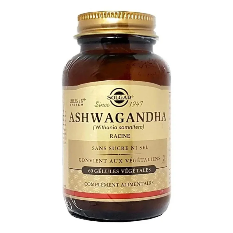 Solgar Ashwagandha 60 Gélules Végétales