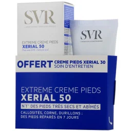 SVR Xérial 50 Extrême Crème Pieds 50ml+ Xerial 30 Creme Pieds 50ml OFFERT