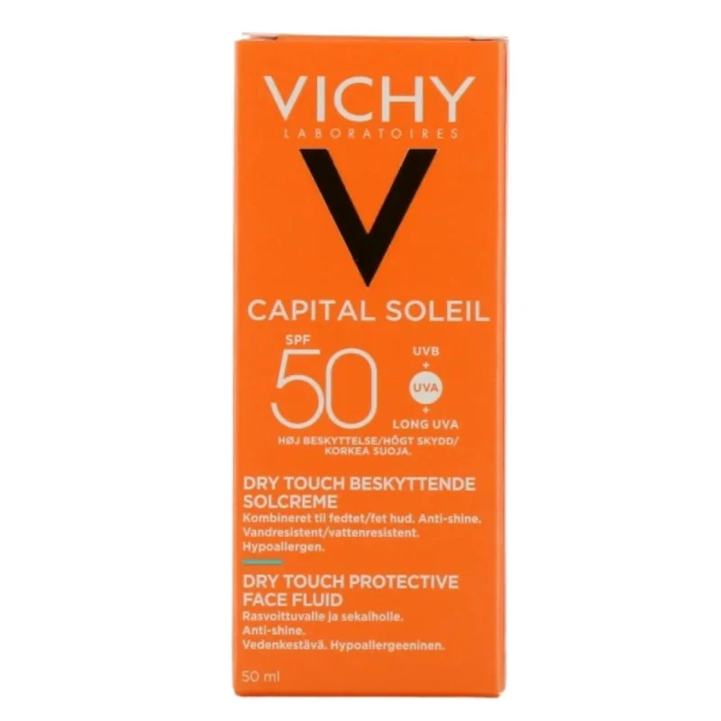 Vichy Capital Soleil Emulsion Visage Toucher Sec SPF50 50ml