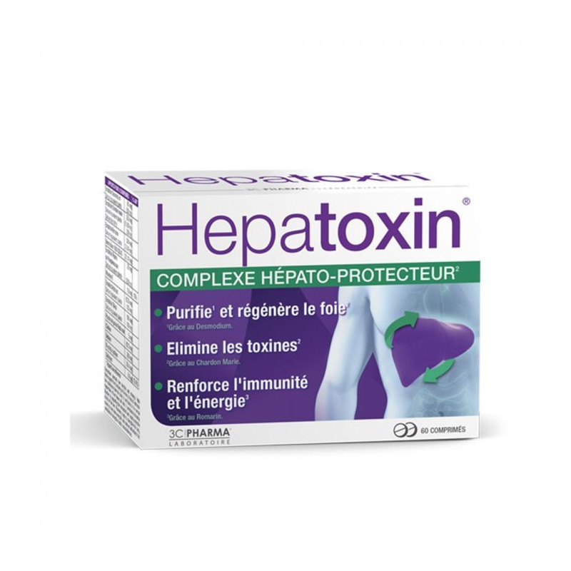 3C Pharma Hepatoxin 60 comprimés
