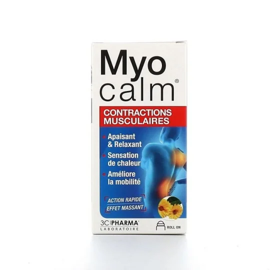 3C Pharma Myocalm Contractions Musculaires Massage Roll-on 50ml