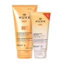 Nuxe Sun Lait Délicieux Haute Protection SPF 50 150ml+ Shampooing Douche Après-soleil 100ml OFFERT