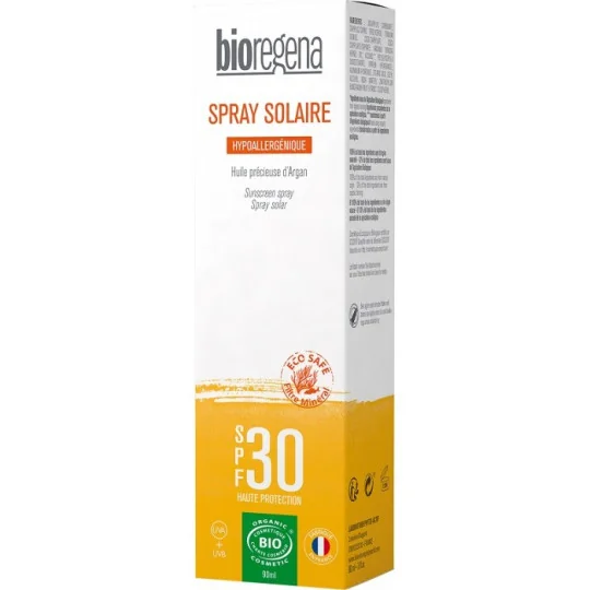 Bioregena Spray Solaire SPF30 Bio 90ml